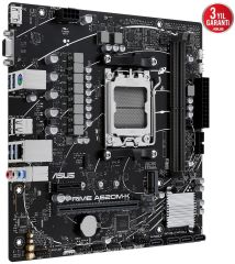 Asus PRIME A620M-K 6400mhz(OC) RGB M.2 AM5 mATX DDR5 Anakart 90MB1F40-M0EAY0