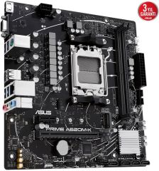 Asus PRIME A620M-K 6400mhz(OC) RGB M.2 AM5 mATX DDR5 Anakart 90MB1F40-M0EAY0