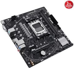 Asus PRIME A620M-K 6400mhz(OC) RGB M.2 AM5 mATX DDR5 Anakart 90MB1F40-M0EAY0