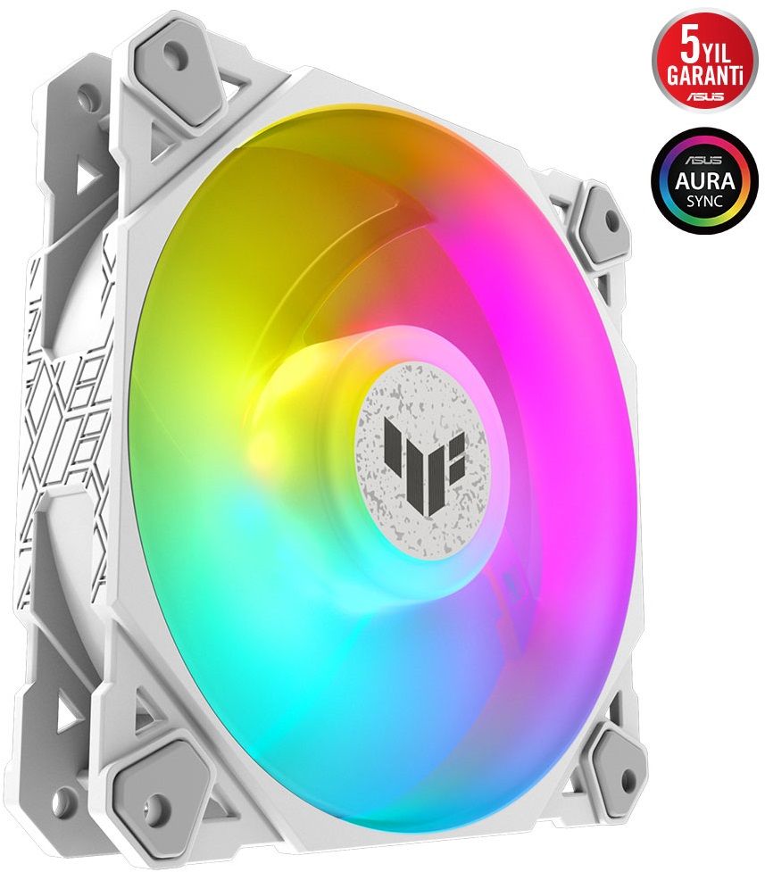 Asus TUF Gaming TF120 White ARGB 120mm Fan 90DA0033-B09000