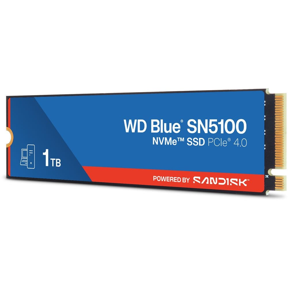 WD Blue SN5100 1TB WDS100T5B0E 7100/6700MB/s PCIe Gen 4.0 M.2 2280 NVMe SSD