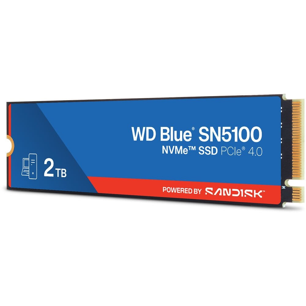 WD Blue SN5100 2TB WDS200T5B0E 7100/6700MB/s PCIe Gen 4.0 M.2 2280 NVMe SSD