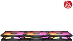 Asus TUF Gaming TR120 ARGB Black 120 mm Fan (3'lü Set) 90DA0090-B09020