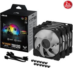 Asus TUF Gaming TR120 ARGB Black 120 mm Fan (3'lü Set) 90DA0090-B09020