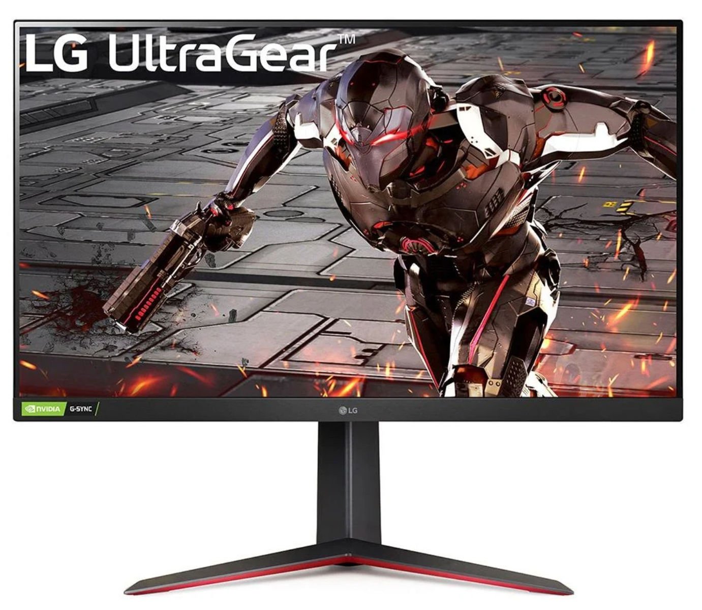 LG UltraGear 32GN55R-B 31.5 inç FHD 165Hz 1ms Pivot Asansör NVIDIA G-SYNC VA Gaming Monitör