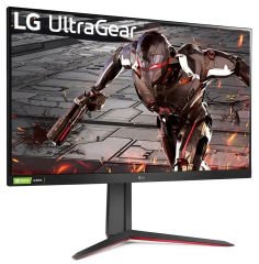 LG UltraGear 32GN55R-B 31.5 inç FHD 165Hz 1ms Pivot Asansör NVIDIA G-SYNC VA Gaming Monitör