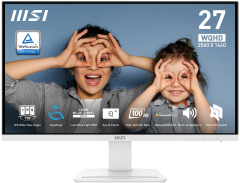 MSI PRO MP273QW E2 27'' WQHD FLAT IPS 100Hz 1MS ADAPTIVE-SYNC BEYAZ MONITOR
