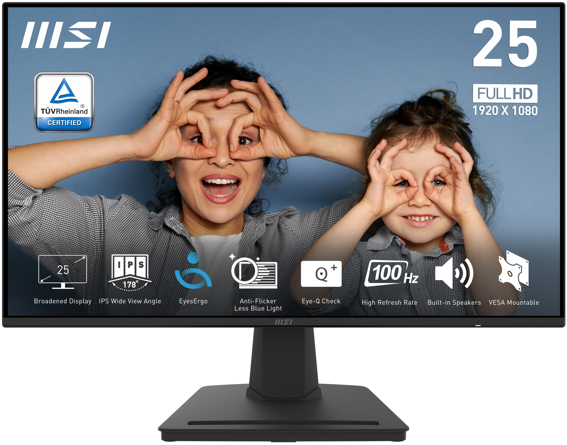 MSI PRO MP252 24.5 FHD FLAT IPS 100HZ 1MS ADAPTIVE-SYNC MONITOR