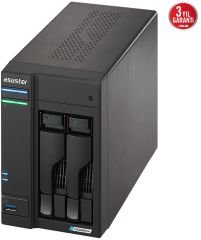 Asustor A6702T Intel N5105 4GB RAM 2 Yuvalı Nas Depolama Ünitesi 90IX01N1-BW3S20