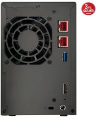 Asustor A6702T Intel N5105 4GB RAM 2 Yuvalı Nas Depolama Ünitesi 90IX01N1-BW3S20