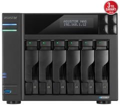 Asustor AS6706T Intel N5105 8GB RAM 6 Yuvalı Nas Depolama Ünitesi 90IX01N1-BW3S60