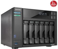 Asustor AS6706T Intel N5105 8GB RAM 6 Yuvalı Nas Depolama Ünitesi 90IX01N1-BW3S60