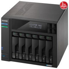 Asustor AS6706T Intel N5105 8GB RAM 6 Yuvalı Nas Depolama Ünitesi 90IX01N1-BW3S60