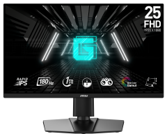 MSI G255PF E2 24.5'' FHD FLAT RAPID IPS 180HZ 1MS ADAPTIVE-SYNC PIVOT GAMING MONİTÖR
