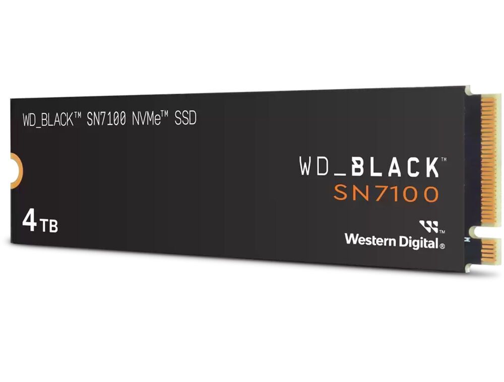 WD BLACK SN7100 4TB WDS400T4X0E 7000/6700MB/s PCIe Gen4 M.2 2280 NVMe SSD