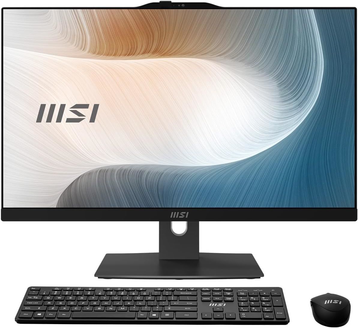 MSI MODERN AM242P 1M-1815XTR CORE 5 120U 8GB DDR5 500GB SSD 23.8 FHD DOS SIYAH AIO PC