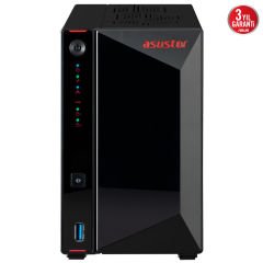 Asustor AS5402T Intel N5105 4GB RAM 2 Yuvalı Nas Depolama Ünitesi 90IX01R1-BW3S20