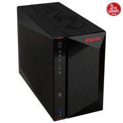 Asustor AS5402T Intel N5105 4GB RAM 2 Yuvalı Nas Depolama Ünitesi 90IX01R1-BW3S20
