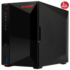 Asustor AS5402T Intel N5105 4GB RAM 2 Yuvalı Nas Depolama Ünitesi 90IX01R1-BW3S20
