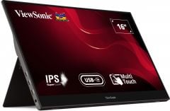 ViewSonic TD1655 15.6 inç 60Hz 7ms (Mini HDMI+Type-C) Full HD Dokunmatik Taşınabilir Monitör