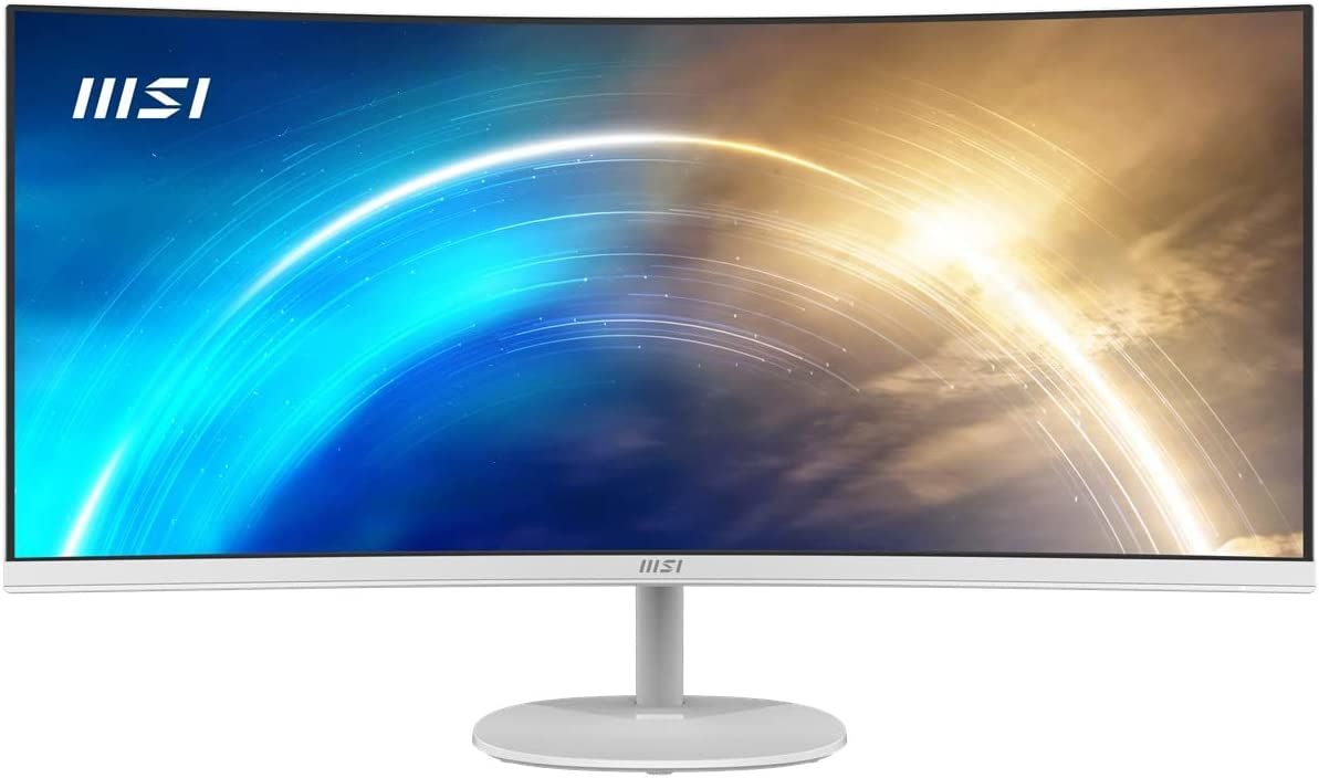 MSI PRO MP341CQW 34'' CURVED QHD VA 100HZ BEYAZ ANTI-GLARE MONITOR