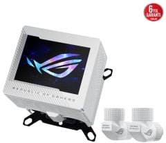 Asus ROG Ryujin III WB Beyaz Tam Renkli 3.5'' LCD Ekran Gömülü VRM Fan 360 mm Intel(1700p/1851p)-AMD Uyumlu Sıvı Soğutma Bloğu Beyaz  90RC00V2-M0UAY0