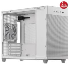 Asus Prime AP201 Mesh 360mm ATX PSU Temperli Cam  Beyaz Micro ATX Mid Tower Kasa 90DC00G3-B39000