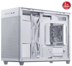 Asus Prime AP201 360mm ATX PSU Temperli Cam  Beyaz Micro ATX Mid Tower Kasa 90DC00G3-B39010