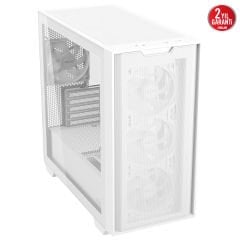 Asus A21 Plus 360mm ATX PSU Destekli Fanlı Micro-ATX Beyaz Mid Tower Kasa 90DC00H3-B19010