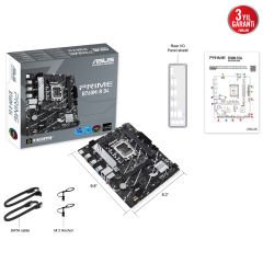 Asus PRIME B760M-R D4 DDR4 5333MHz LGA1700 2x M2 HDMI USB 3.2 2.5G LAN Aura RGB 96GB RAM Desteği Anakart 90MB1HA0-M0EAY0