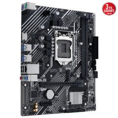 Asus PRIME H510M-F R3.0-CSM Intel H470 LGA1200 DDR4 3200 HDMI M2 USB 3.2 mATX Anakart 90MB1I20-M0EAYC