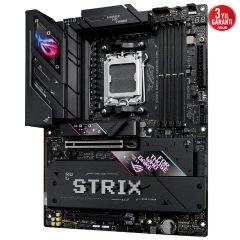 Asus ROG Strix B850-E Gaming WIFI AMD B850 AM5 DDR5 8000 DP HDMI Type-C 5x M.2 USB 3.2 Gen 2x2 WiFi 7 Aura RGB Anakart 90MB1J60-M0EAY0