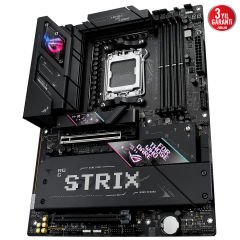 Asus ROG Strix B850-E Gaming WIFI AMD B850 AM5 DDR5 8000 DP HDMI Type-C 5x M.2 USB 3.2 Gen 2x2 WiFi 7 Aura RGB Anakart 90MB1J60-M0EAY0