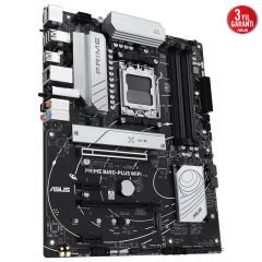 Asus PRIME B650-PLUS WIFI AMD B650 AM5 DDR5 7600 DP HDMI 2x M.2 USB 3.2 AX WiFi BT Aura RGB 192GB RAM Desteği Anakart 90MB1KP0-M0EAY0