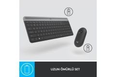 Logitech MK470 Kablosuz Klavye Mouse Seti Siyah 920-009435