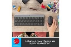 Logitech MK470 Kablosuz Klavye Mouse Seti Siyah 920-009435