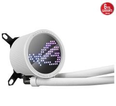 Asus ROG RYUO III 360 ARGB White Edition Anime Matrix LED Ekran 120mm Radyatör RGB AIO Sıvı Soğutucu 90RC00I2-M0UAY0