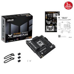 Asus TUF Gaming B850M-PLUS DDR5 8000MHz USB 3.2 Gen2x2 2.5G LAN AURA RGB mATX Anakart 90MB1IX0-M0EAY0