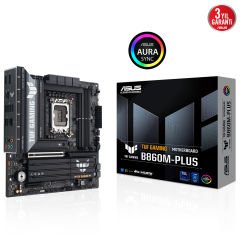 Asus TUF Gaming B860M-PLUS DDR5 8800MHz USB 3.2 Gen2x2 Type-C 2.5G LAN AURA RGB mATX Anakart 90MB1JW0-M0EAY0