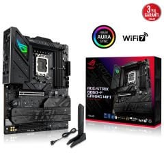 Asus ROG Strix B860-F Gaming WIFI DDR5 9066MHz USB 3.2 Gen2x2 WiFi 7 2.5G LAN AURA RGB ATX Anakart 90MB1JG0-M0EAY0