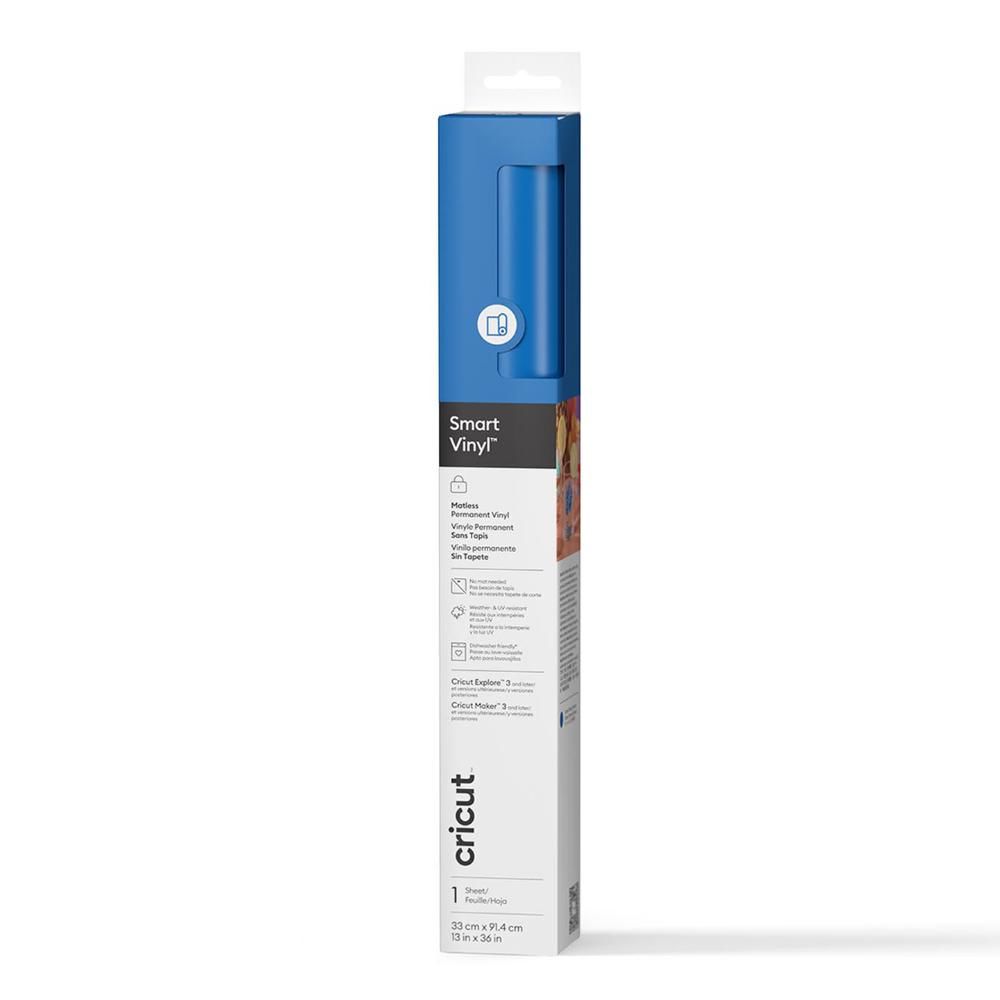 Cricut 2011606 Smart Vi̇ni̇l Kalici 33x91cm 1 Sayfa Okyanus Mavi̇si̇