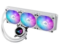 Asus ROG Strix LC III 360 ARGB White Edition Asetek Gen7 v2 pompa ve ROG ARGB Radyatör CPU Soğutucu 90RC00T2-M0UAY0
