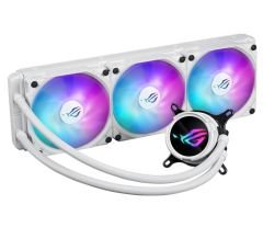 Asus ROG Strix LC III 360 ARGB White Edition Asetek Gen7 v2 pompa ve ROG ARGB Radyatör CPU Soğutucu 90RC00T2-M0UAY0