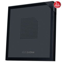 Asus ZenDrive V1M Harici İnce DVD Yazıcı USB Type-C M-Disc Destekli Siyah Optik Sürücü 90DD02L0-M29000