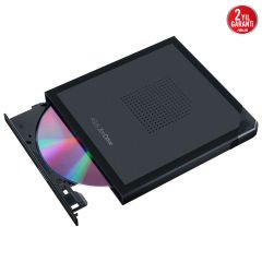 Asus ZenDrive V1M Harici İnce DVD Yazıcı USB Type-C M-Disc Destekli Siyah Optik Sürücü 90DD02L0-M29000