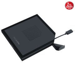 Asus ZenDrive V1M Harici İnce DVD Yazıcı USB Type-C M-Disc Destekli Siyah Optik Sürücü 90DD02L0-M29000