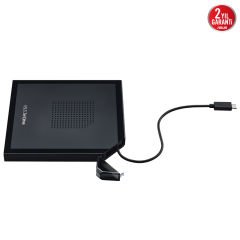 Asus ZenDrive V1M Harici İnce DVD Yazıcı USB Type-C M-Disc Destekli Siyah Optik Sürücü 90DD02L0-M29000