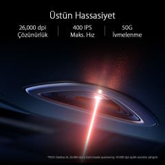 Asus ROG Gladius III 19000 DPI Sensör Aura Sync RGB Örgülü Kablo Oyuncu Mouse 90MP0270-BMUA00