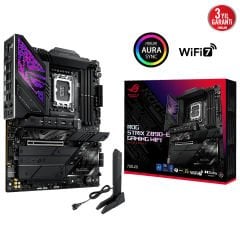 Asus ROG Strix Z890-E Gaming Wifi Intel Z890 Lga1851 Ddr5 8800 Dp Hdmi 2xUsb4 7xM2 Usb3.2 Wifi 7 Anakart 90MB1IM0-M0EAY0