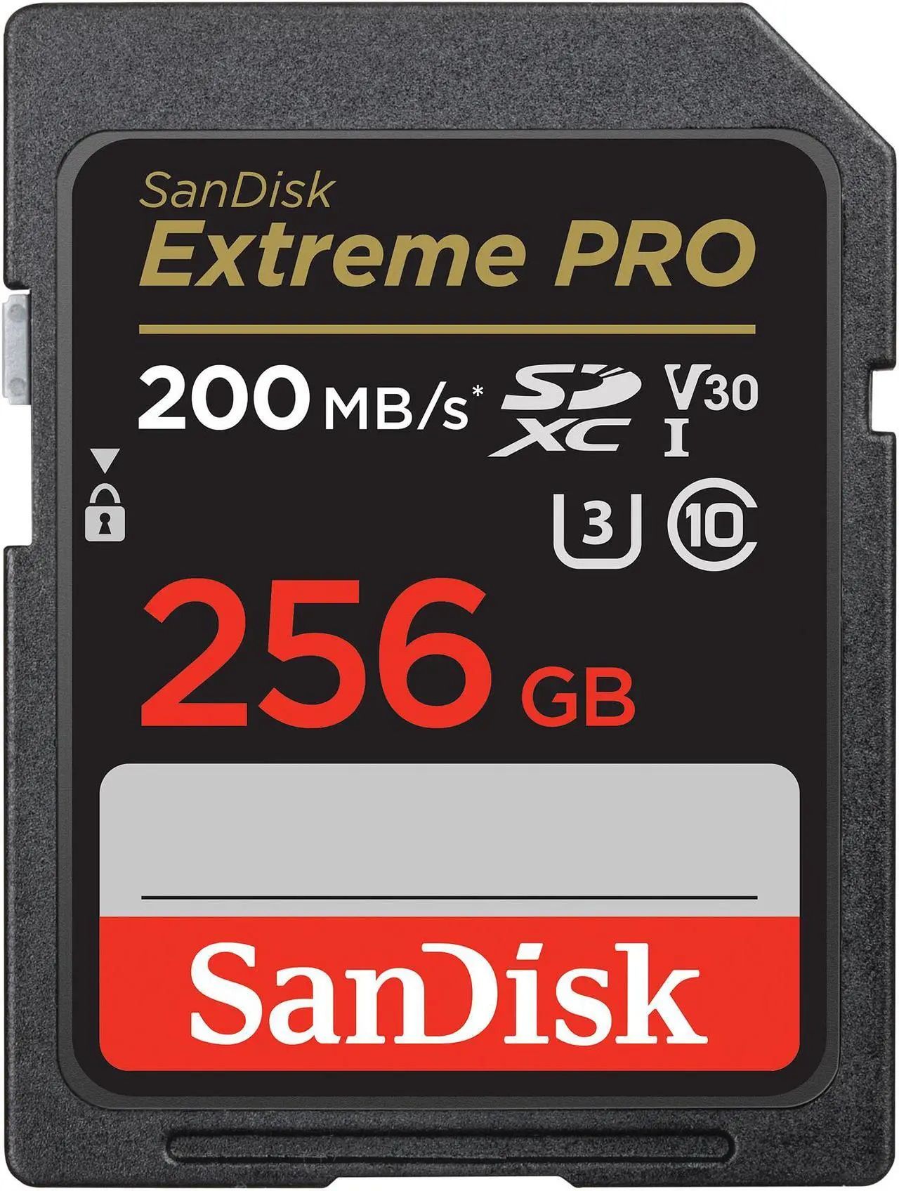 SanDisk Extreme Pro 256GB 200/140MB/s SDXC V30 UHS-I U3 Hafıza Kartı SDSDXXD-256G-GN4IN